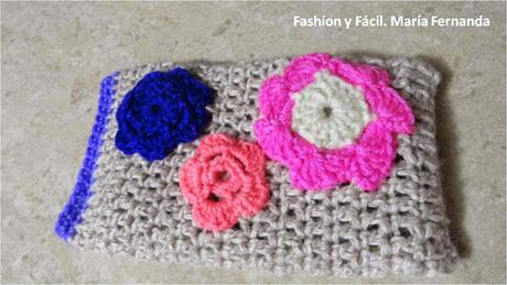 Forro para el móvil o teléfono celular a crochet (Mobil phone crocheted case)
