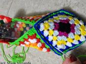 Tutorial ganchillo para hacer slippers punto afgano grany squares (Step step tutprial make with granny squares)