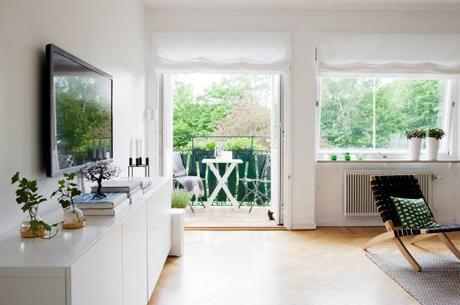 Decorar con plantas y motivos florales papel de pared plantas y flores Decorar con plantas y motivos florales decoración plantas de interior decoración nórdica escandinava decoración motivos florales decoración femenina piso pequeño cojines flores cocina blanca moderna blog decoración de interiores