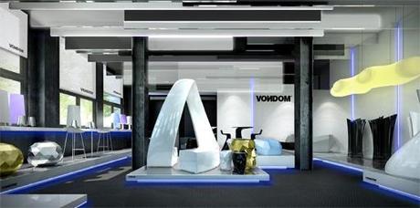 Imágenes de obra del Showroom de Vondom en Shangai, diseñado por A-cero