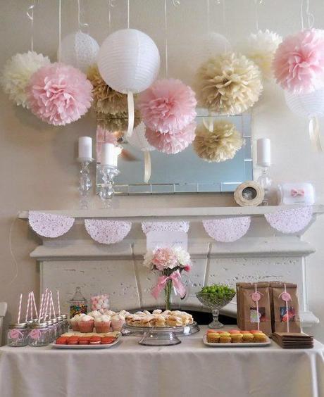 5 ideas para decorar tu boda con pompones de papel de seda