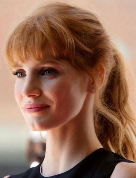 Jessica Chastain Flequillo Tendencias Otoño Invierno 2014 2015