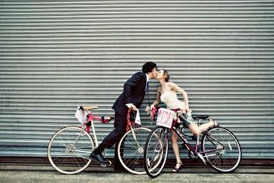 una bicicleta en tu boda vintage