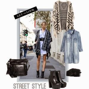Street style. Get the look. Look for less