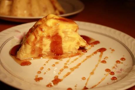 FLAN DE MANZANA Y CARAMELO