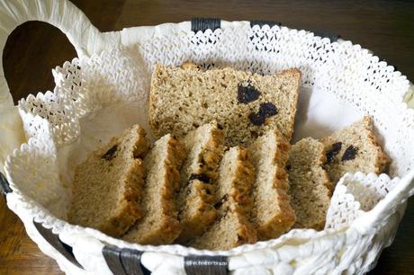 Pan de trigo integral con higos y pasas