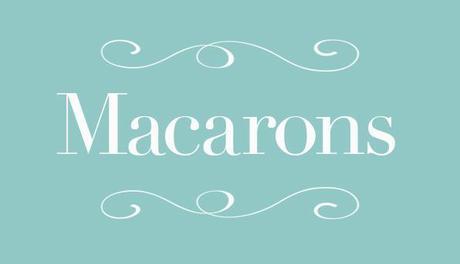Cartel macarons