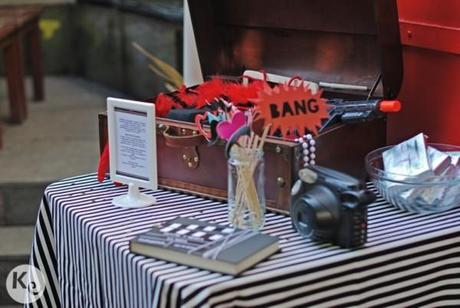 Gangster movie theme photobooth