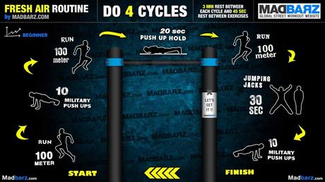 MadBarz - Calistenia: Rutina de cardio al aire libre para principiantes
