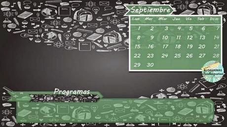 Calendario mes de septiembre