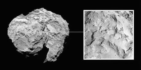 J y C, lugares elegidos para el aterrizaje de Philae