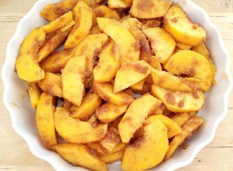 tartas de frutas recetas tarta de melocoton Southern Peach Cobbler (tarta de melocotón) recetas fáciles y rápidas tartas recetas fáciles frutas postres recetas delikatissen cobbler de melocotón 