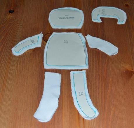 DIY: Tutorial Muñeca de trapo/tela blanca...