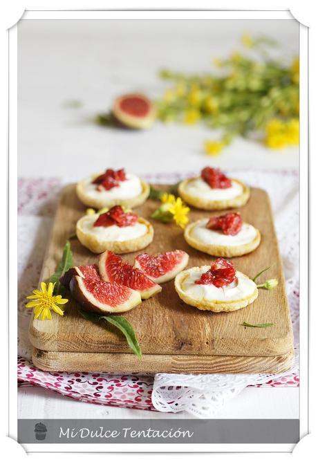 Chips Saladas con Queso e Higos