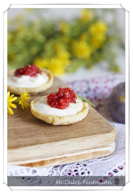 Chips Saladas con Queso e Higos