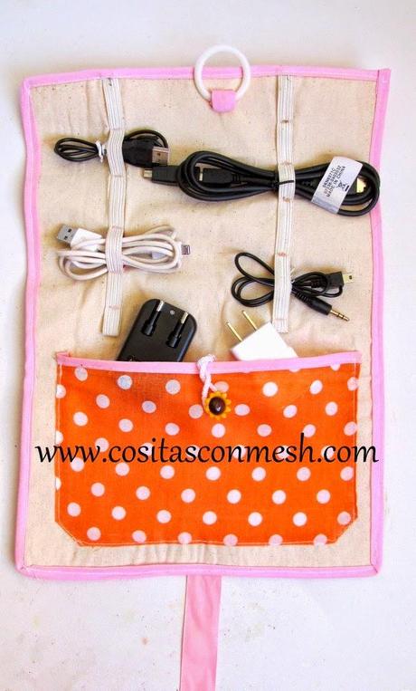 Cómo hacer un organizador de cables portátil