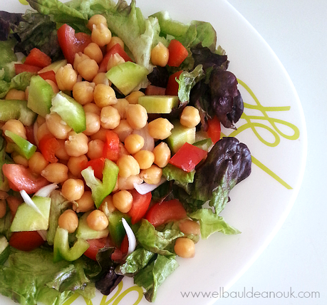 Receta | Ensalada de garbanzos