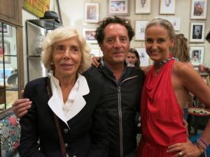 con Luis Galliussi y María Garrigues