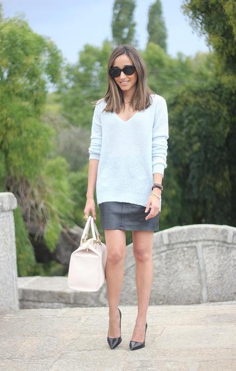 Light Blue Sweater blue sweater Besugarandspice14