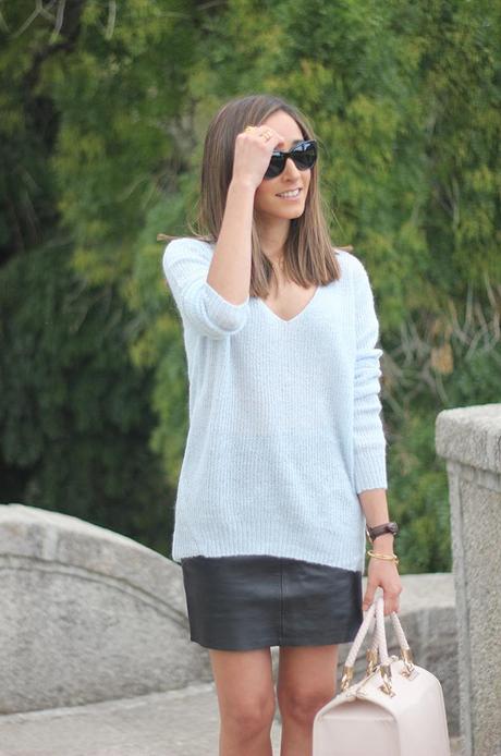 Light Blue Sweater blue sweater Besugarandspice20