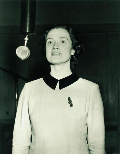 Kathleen Ferrier, durante su última grabación en octubre de 1952 ©DECCA