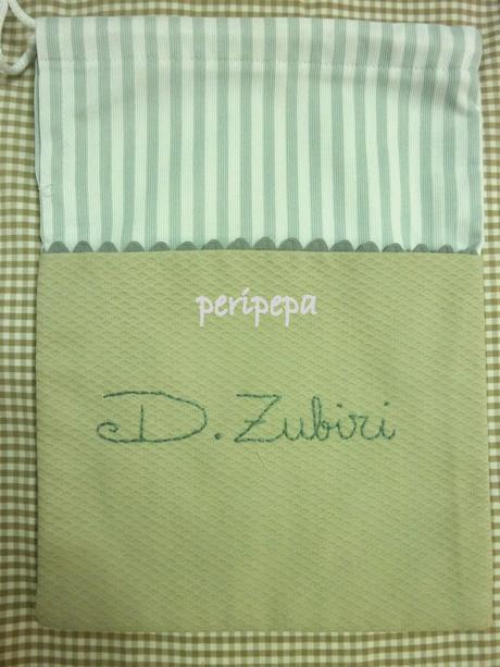 TOALLAS PERSONALIZADAS Y BOLSAS MERIENDA A JUEGO