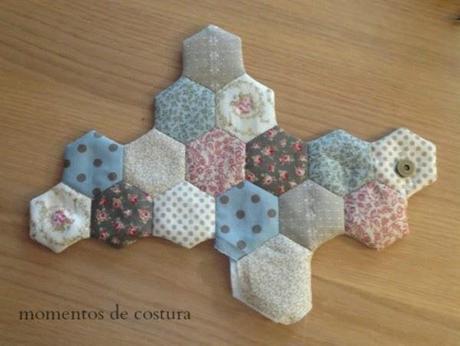 Tutorial pequeño bolso hexágonos