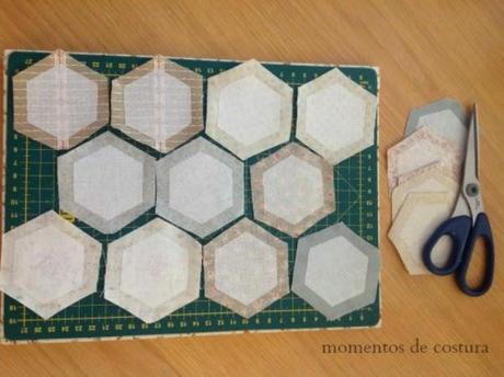 Tutorial pequeño bolso hexágonos