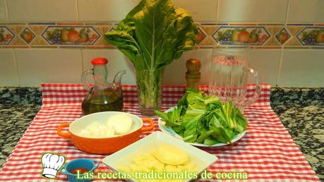 Receta de acelgas a la Extremeña
