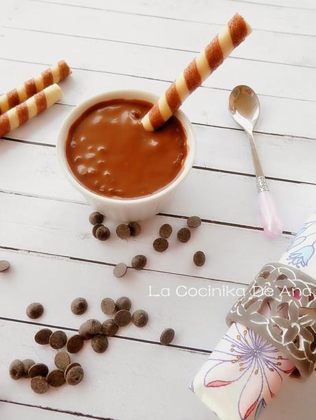 Arroz con leche chocolateado