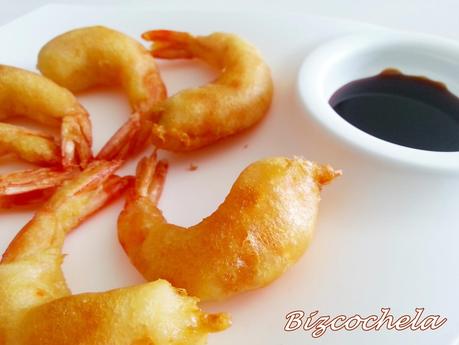 LANGOSTINOS  EN GABARDINA O REBOZADOS