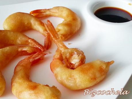 LANGOSTINOS  EN GABARDINA O REBOZADOS