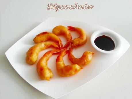 LANGOSTINOS  EN GABARDINA O REBOZADOS