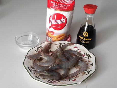 LANGOSTINOS  EN GABARDINA O REBOZADOS