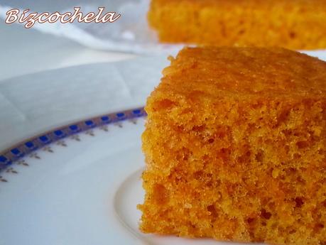 BIZCOCHO DE ZANAHORIA Y CANELA