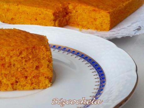 BIZCOCHO DE ZANAHORIA Y CANELA