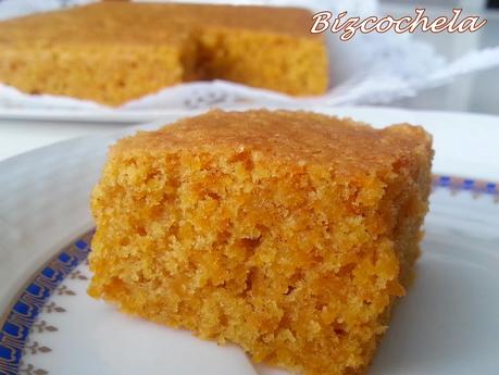 BIZCOCHO DE ZANAHORIA Y CANELA