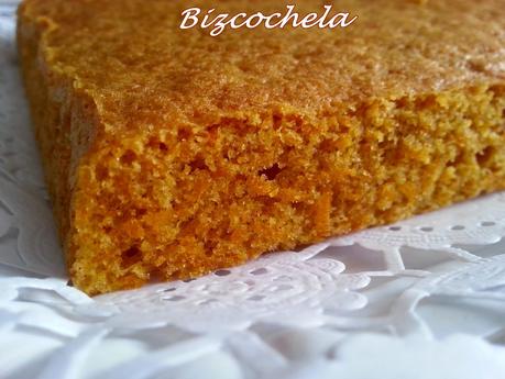 BIZCOCHO DE ZANAHORIA Y CANELA