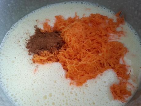 BIZCOCHO DE ZANAHORIA Y CANELA