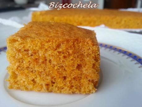 BIZCOCHO DE ZANAHORIA Y CANELA