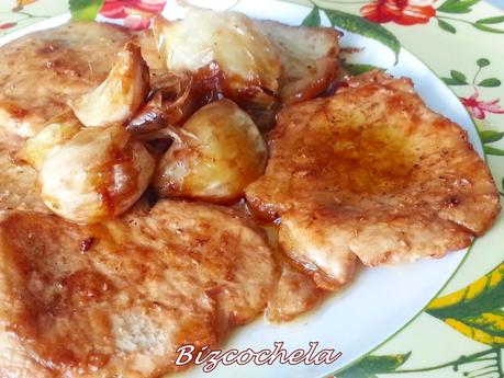 FILETES DE LOMO AL AJILLO