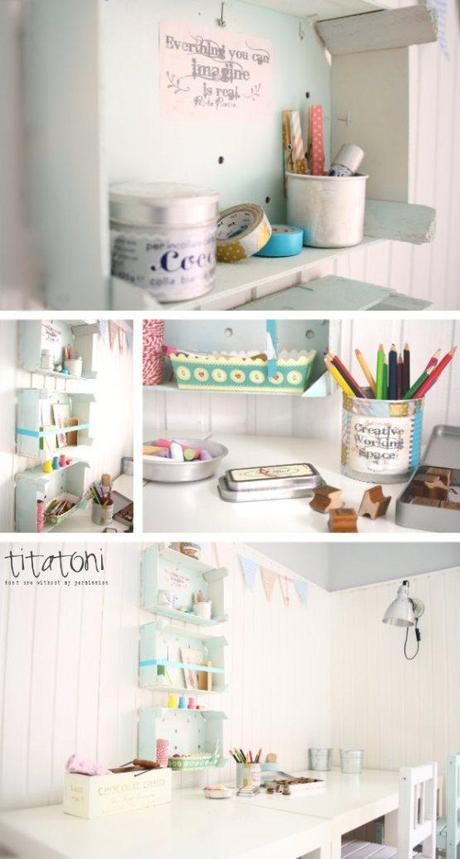 ideas para reciclar cajas estilo nórdico escandinavo diy deco diy cajas DIY   Organizar con cajas de fruta recicladas cajas de madera de colores bricolaje en casa blog decoracion interiores 