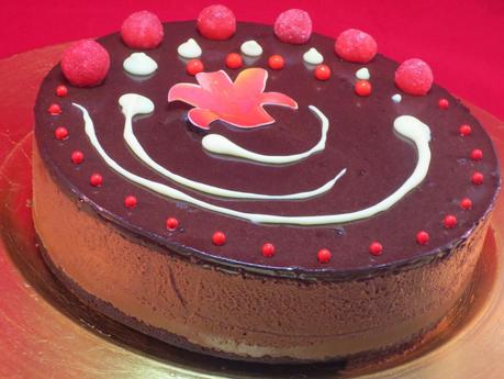 Tarta mousse de chocolate