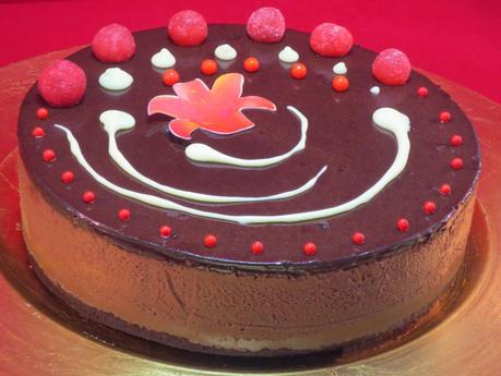 Tarta mousse de chocolate