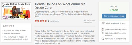 Curso MOOC Tienda Online Con WooCommerce