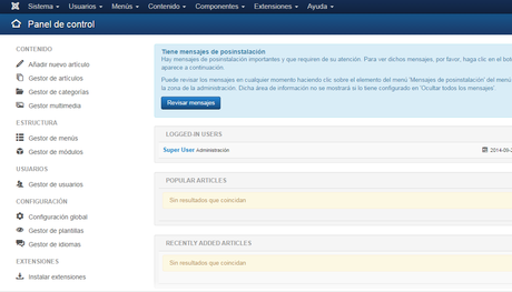 Tutorial Joomla - Cambiar a idioma español Joomla 3.x