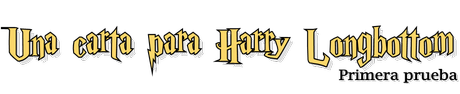 Concurso Potterhead: Primera prueba