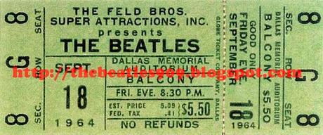 50 años: 18 Sept.1964 - Dallas Memorial Auditorium - Dallas, Texas