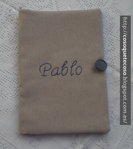 Funda para notas Pablo