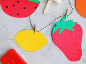 Guirnaldas frutas Decoración para #verano